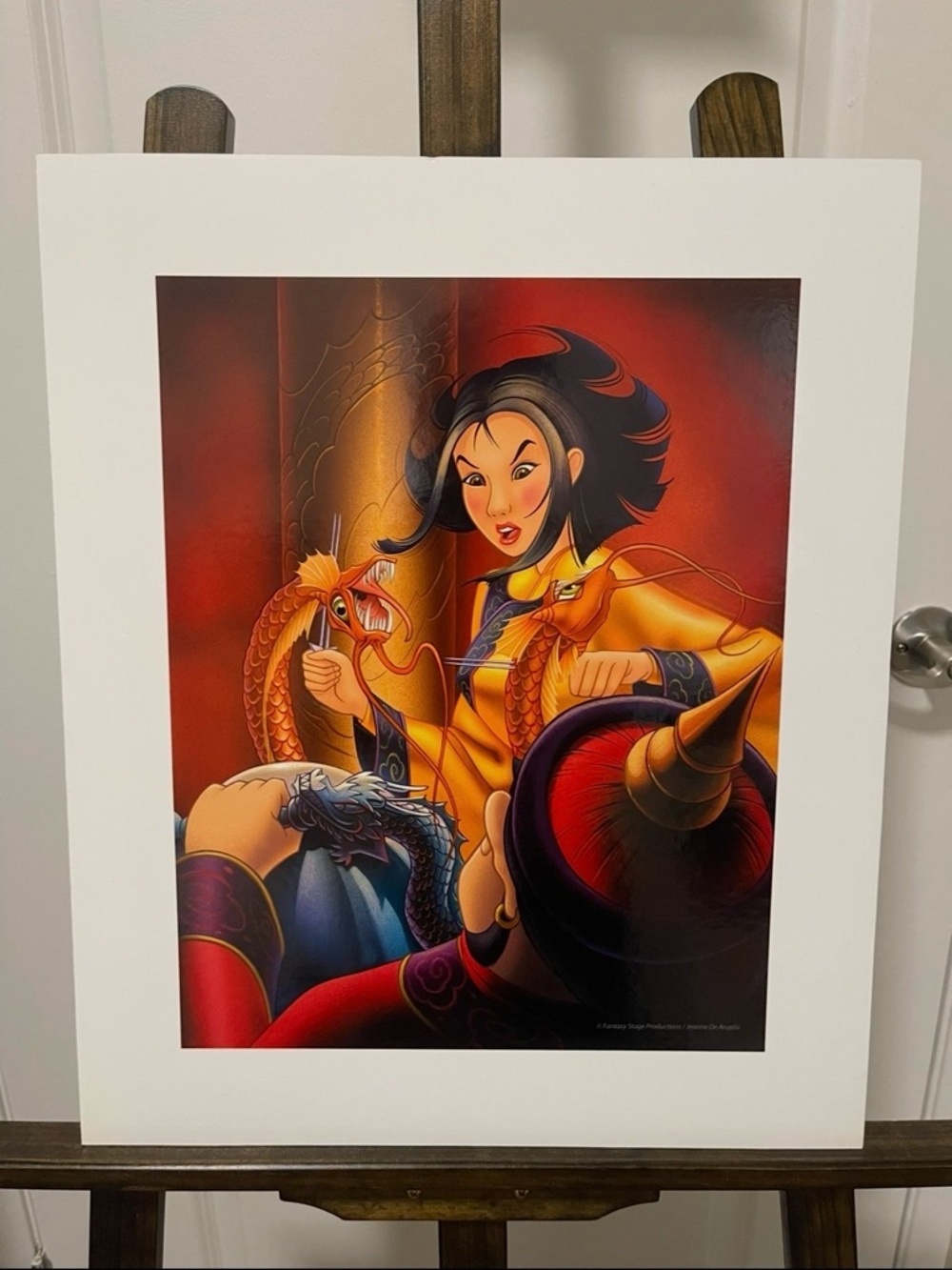 Mulan Inspired Art Poster Print – Fantasy Stage Productions Disney Style